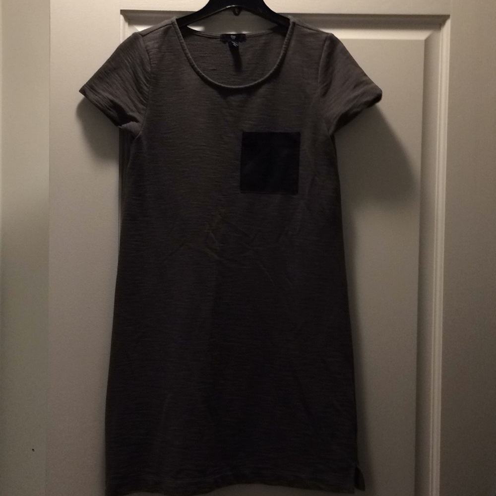 Ladies Midi Gray Casual Dress